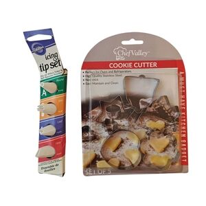 Cookie Cutter Set and Icing Tip Set